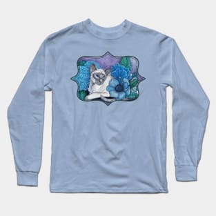 Blue Point Siamese Cat Long Sleeve T-Shirt